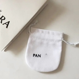 Bolsa De Embalaje De Franela Blanca Para Pulsera De Pan