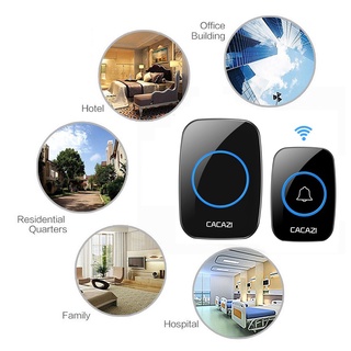 Home & Living A10 impermeable 300m remoto inalámbrico inteligente timbre de seguridad para el hogar (6)