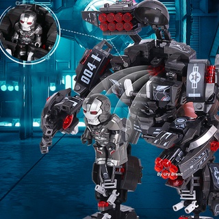 Compatible Lego Vengadores Ironman Iron Man Marvel Hulkbuster Lepin Mecha Guerra Máquina Bloques Robot Niños Anti-Hulk (9)