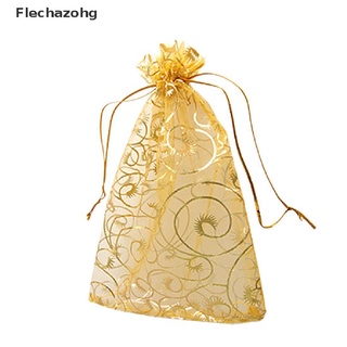 flechazohg| 100pc organza joyería bolsas de embalaje fiesta boda favor caramelo bolsas de regalo caliente