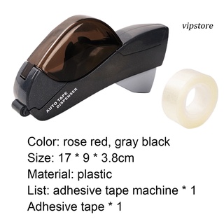 [VIP] dispensador de cinta antideslizante de plástico automático creativo resistente al desgaste dispensador de embalaje para el hogar (9)