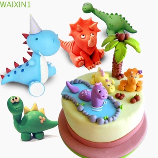 LIMON Decoración de pastel Fiesta de dinosaurios Mundo Jurásico Animal Tapa de pastel Decoración de fiesta de cumpleaños Artículos de fiesta Cupcake cover Dibujos animados