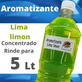 Aromatizante para oficina (Base alcohol) Lima Limon Concentrado para 2 litros PLim51
