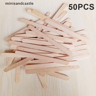 Minisandcastle: 50 palos de madera para helados de silicona, fiesta, evento, tartas, palo caliente