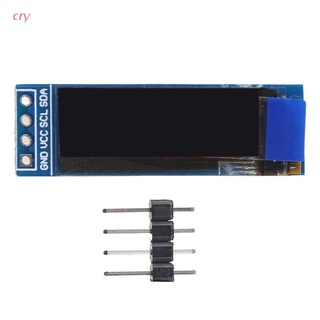 cry 0.91 " Blanco I2C IIC OLED 128x32 LCD LED Módulo De Pantalla SSD1306 Para Arduino