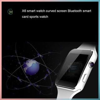 prometion smart watch x6 sports pass smart watch y cámara soporte tarjeta sim pantalla curva tarjeta inteligente reloj deportivo (7)