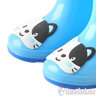 lindo zapatos de niños suaves niños bebé de dibujos animados zapatos de agua antideslizante botas de lluvia