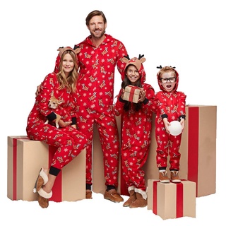 Navidad Coincidencia De La Familia Trajes Padre Hijo Mameluco Bebé Madre Hija Ropa Buscando Mono Pijamas