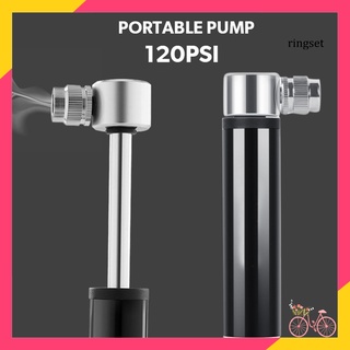 [RIN] Mini inflador de aire portátil para bicicleta/baloncesto/aleación de aluminio/bomba de inflador de aire