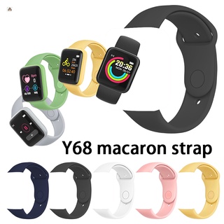 Y68 Smart Watch Waterproof Smart Bracelet Wristband Relo Heart Rate Monitor Sports Fitness Smart Band