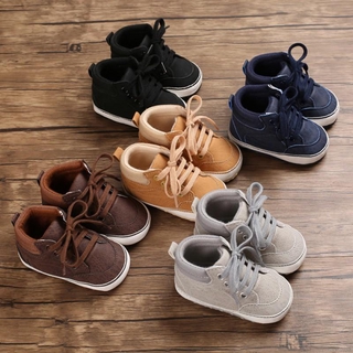 Walkers bebé niños zapatos de bebé primeros pasos para niños recién nacidos suela suave antideslizante zapatillas de deporte (1)