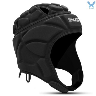 RCFA ajustable portero casco deportivo fútbol fútbol Rugby portero casco Protector de cabeza sombrero Protector de cabeza
