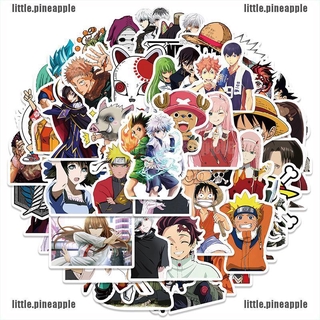 [Pine] 50PCS Classical Anime Graffiti Stickers For Laptop Skateboard Decal Stickers