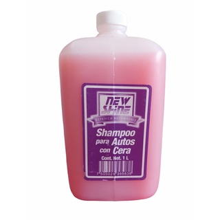 Shampoo Con Cera Para autos New Shine 1L