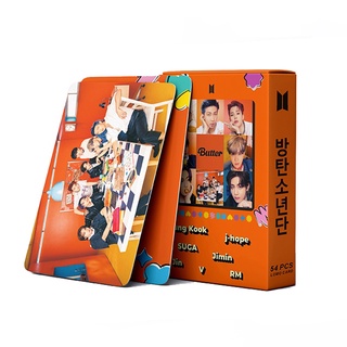 54pcs/box BTS Photocards 2021 Butter Album LOMO Card HD Photocard Postcard