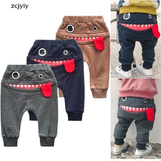 zcjyiy de dibujos animados bebé de algodón niño pantalones recién nacido casual pantalones sueltos elásticos pantalones mx