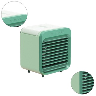 Mini USB enfriador de aire ventilador aire acondicionado escritorio ventilador de refrigeración de aire humidificador