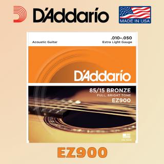 [Circulation1] Cuerdas De Guitarra Acústica De Bronce D'ADDARIO DADDARIO EZ900 85/15 , 10-50 Luz Extra