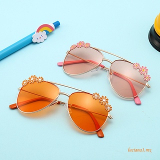 cv lentes de sol para niños margarita flor, protección uv400 vintage tintado gafas de sol