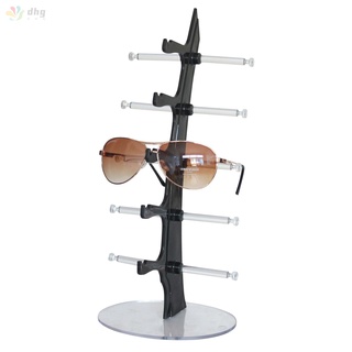 5 pares de gafas de sol gafas de sol estante de exhibición gafas de sol marco de plástico extraíble contador tienda mostrar soporte soporte estante