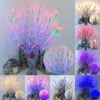 Árbol de la rama de la luz de la simulación de árbol de la rama de las luces LED de la habitación del dormitorio diseño de la luz de la noche decorativa
