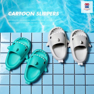 Zapatillas De Tiburón 3D Antideslizante Ducha Baño Suave Verano Diapositiva Sandalias Para Niñas Y Niños