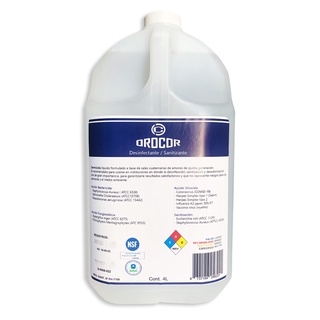 Desinfectante Sanitizante Liquido 4lt De Sales Cuaternarias (1)