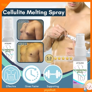 Yoyo 30ml aceite esencial adelgazante forma absorbente cuerpo cuidado de la piel ginecomastia celulitis derretir Spray para hombres (1)