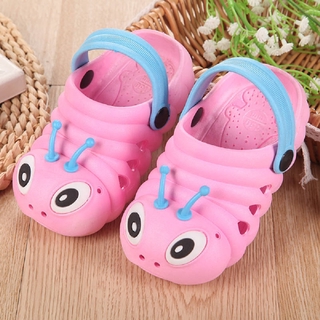 lulu12 fahion zapatillas antideslizantes zapatos de habitación flip zapatos de playa lindo verano de fondo suave niñas niños zapatos de tacón plano (4)