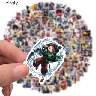 [Zitgiy] 200Pcs Anime Demon Slayer PVC Stickers For DIY Skateboard Guitar Laptop Sticker DJTZ