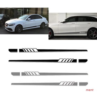 ment Car Sticker Racing Stripe Body Side Skirt For Benz C Class W205 AMG Edition 507