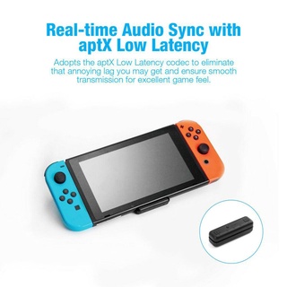En stock latiTU Nintendo Switch &amp; Lite/PS4/PC HIFI Wireless Transmitter Bluetooth 5.0 Adapter HIFI Audio Transceiver latiTU auricular Bluetooth Auricular Auriculares inalámbricos (5)