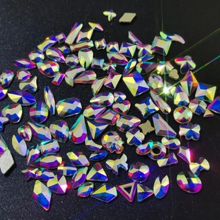 Mix Mega Cristales Tornasol Decoración para Uñas