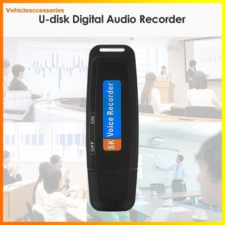 Equipo SK001 portátil U Disk TF tarjeta USB Digital Audio grabadora de voz Flash Drive