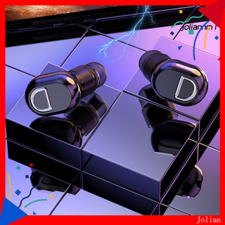 Joliann Mini audífonos intrauditivos Bluetooth impermeables con reducción de ruido/deportivos para negocios/micrófono