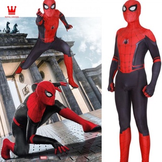 Protección Ambiental De Alto Grado | Peter Parker Niños Adultos Spider Man Lejos De Casa Cos Spiderman Disfraz Bodysu