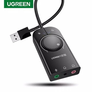 Ugreen Audio adaptador externo Usb tarjeta de sonido para Laptop Pc Ps4