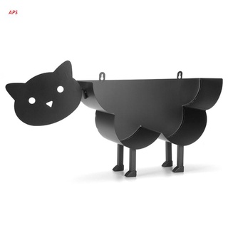 Aps soporte De rollo De Papel higiénico De Papel negro De Gato Para baño/cocina