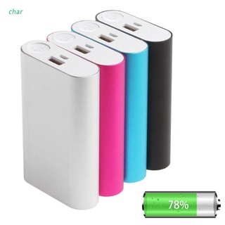char Aluminum 5V 2A Power Bank Case Kit 3X 18650 Battery Charger Box for Cell Phone