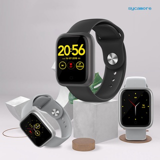 《Sycamore》 GT1 Bluetooth-compatible Waterproof Heart Rate Blood Pressure Sports Smart Watch Bracelet