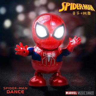 LD155 DC can sing and dance spiderman crawling light music electric children's toy boy