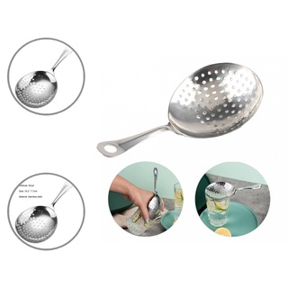 <COD> Easy to Use Cocktail Strainer Spoon Stainless Steel Cocktail Strainer Spoon Anti-slip for Bar