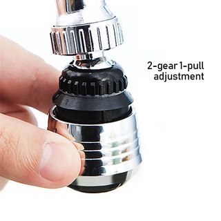 360 grados Flexible grifo boquilla fregadero grifo Spray agua fuera pequeño grifo yumcute (5)