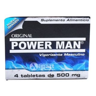 Power Man Vigorizante para Hombres 4 Tabletas. Powerman (1)