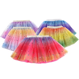 Babyking tutú disfraz con lentejuelas arcoíris Para ballet/fiesta/niña/bebé/niña
