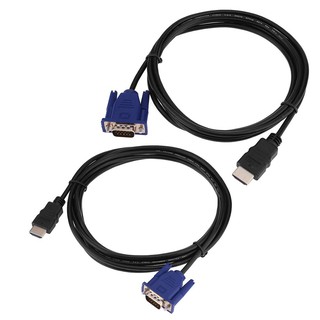 HDMI macho a VGA macho transferencia de Cable de vídeo HDTV convertidor adaptador Aux Cable Octorica