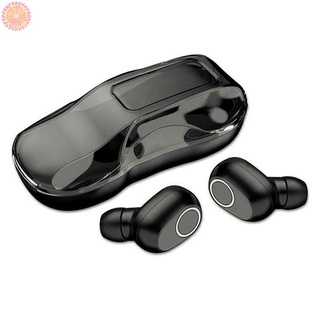Auriculares inalámbricos Bluetooth 5.0 estilo de coche In-Ear auriculares inalámbricos estéreo con llamada Binaural emparejamiento automático
