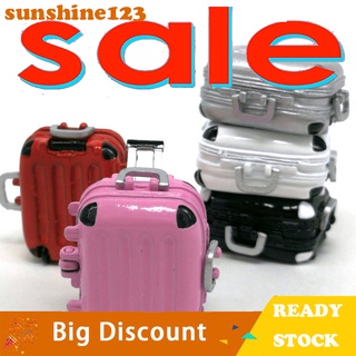 sunshine123 miniatura maleta multiusos hecha a mano de aleación miniatura maleta de exhibición para el hogar
