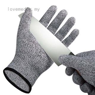 lovemedog - guantes resistentes a corte, anticorte, nivel 5, protección de carnicero de cocina