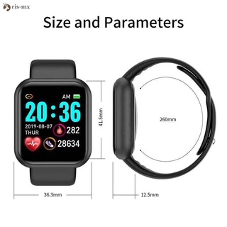 SmartWatch Y68 deporte impermeable Bluetooth Smart Watch Fitness Tracker pulsera podómetro frecuencia cardíaca monitorización del sueño Smartwach (9)